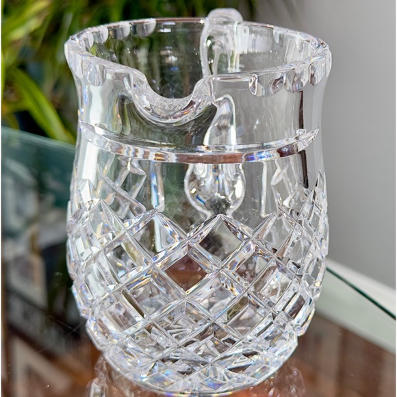 Gorgeous Vintage Ceska “Canterbury” Bohemian Crystal 5” Pitcher - Perfect - Picture 3 of 16